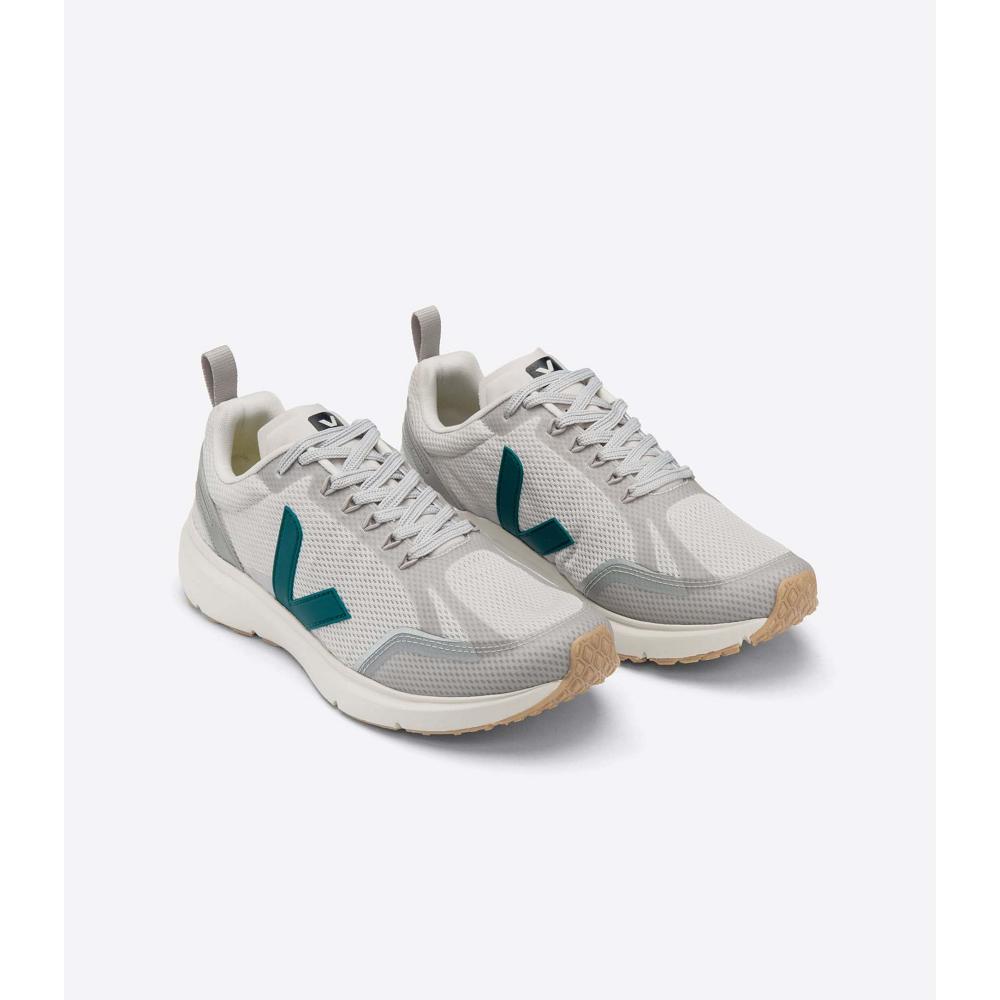 Women's Veja CONDOR 2 ALVEOMESH Shoes Grey/Green | SG 494DFM